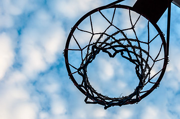 Image showing Basketball hoop