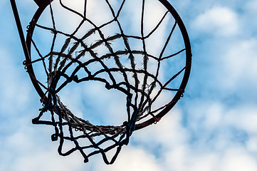 Image showing Basketball hoop