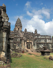 Image showing Khmer temple detail