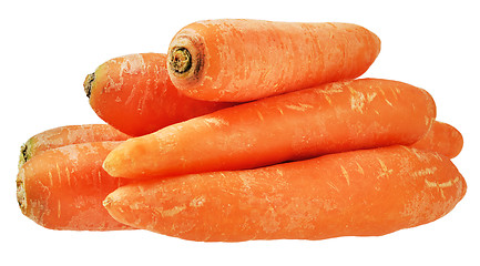 Image showing Raw carrots
