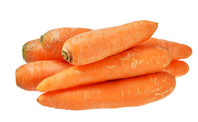 Image showing Raw carrots