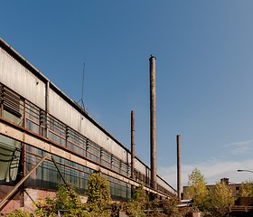 Image showing Chimney of a Power plant