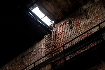 Image showing Metal roof construction