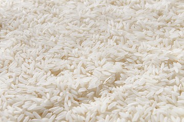 Image showing White rice background