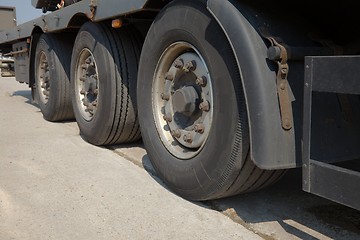 Image showing Truck wheels