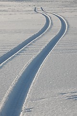 Image showing Snow Trails