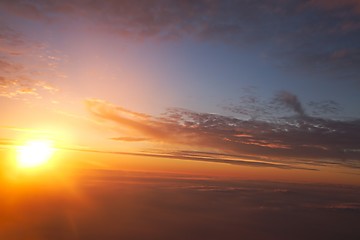 Image showing Clouds from the sky