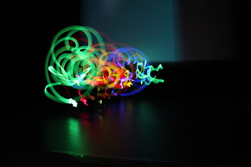 Image showing Twirling Lights 4