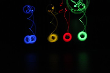 Image showing Twirling Lights