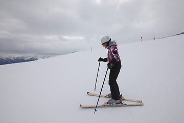 Image showing Skiing