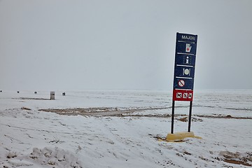 Image showing Frozen sea