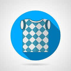 Image showing Golf vest flat vector icon