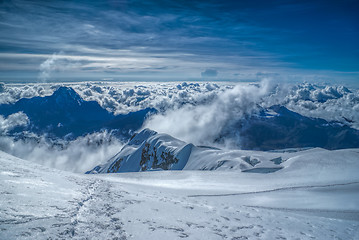 Image showing View from Huayna Potosi