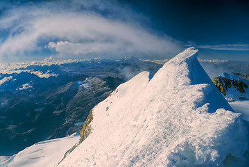 Image showing View from Huayna Potosi