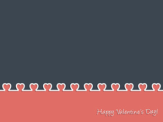 Image showing Happy Valentine's Day Greeting card design