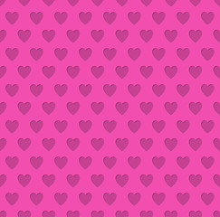 Image showing Tileable valentine's day heart patterned background 