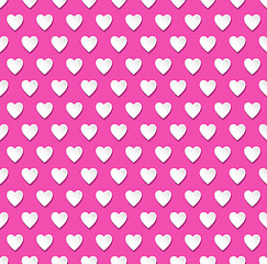 Image showing Valentine's day heart patterned background 