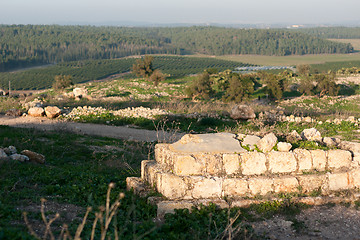 Image showing Historical ruins in Israel