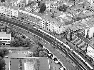 Image showing  Berlin aerial view 