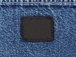 Image showing Denim With a Blank Tag