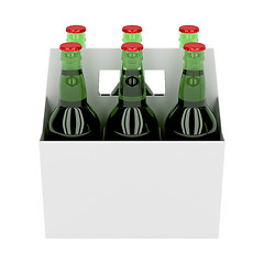 Image showing Beer bottles