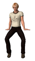 Image showing Dancing Teenager Boy