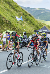 Image showing Three Cyclists