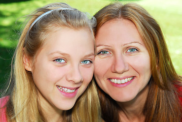 Image showing Mother and daughter