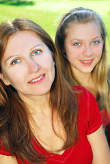 Image showing Mother and daughter