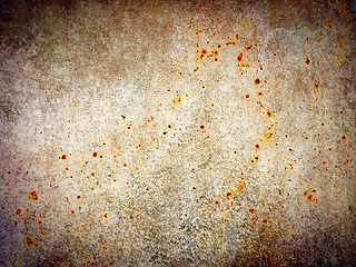 Image showing Dark rusty metal texture