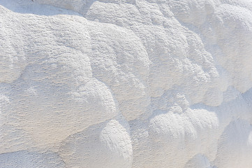 Image showing Natural travertine background, Pamukkale, Turkey