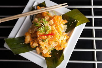 Image showing Crispy Thai Shrimp Dish