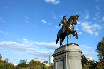 Image showing Boston George Washington Statue