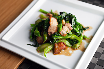 Image showing Thai style pork dish 