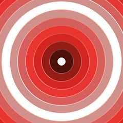 Image showing Red Rings Target Background