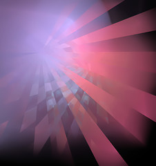 Image showing Funky Rays Background