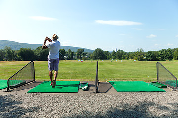 Image showing Driving Range Golf Swing