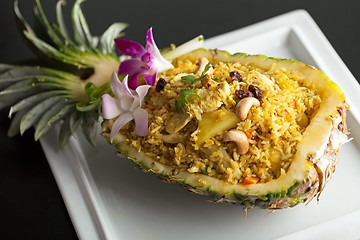 Image showing Thai Pineapple Fried Rice