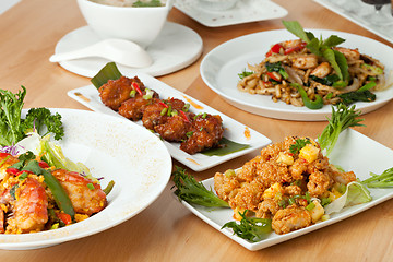 Image showing Thai Food Dishes Variety