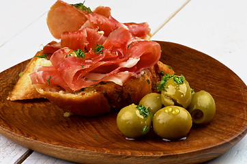 Image showing Jamon Tapas