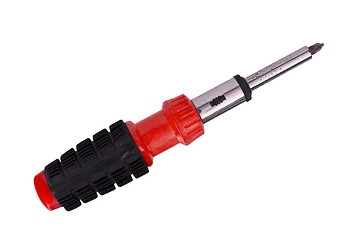 Image showing Screwdriver isolated on a white background