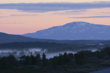 Image showing morning in the mountains