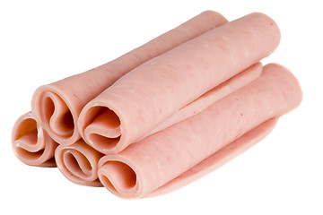 Image showing Slices of ham