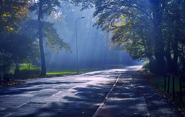 Image showing Street at night