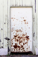 Image showing rotten door