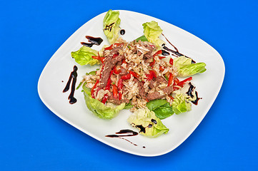 Image showing roast beef salad