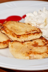 Image showing Cheese pancakes