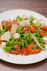 Image showing shrimp vegetable salad