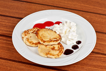 Image showing Cheese pancakes