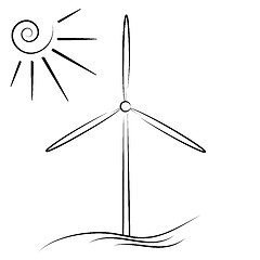 Image showing windmill